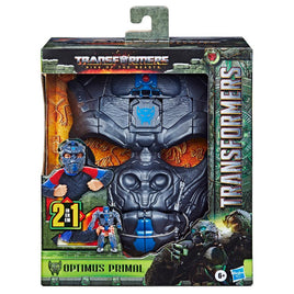 Transformers Rise of the Beasts Optimus Primal Converting Mask to Action Figure